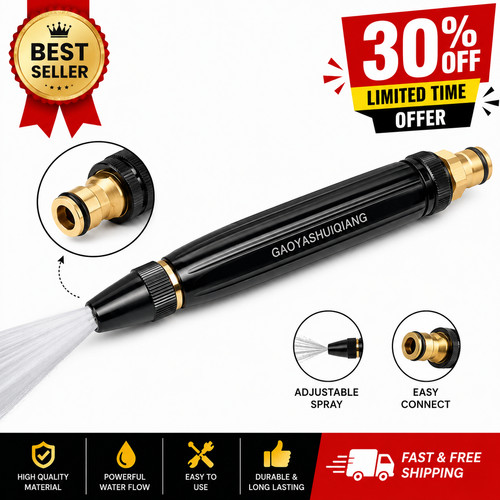High pressure water spray - high, gun